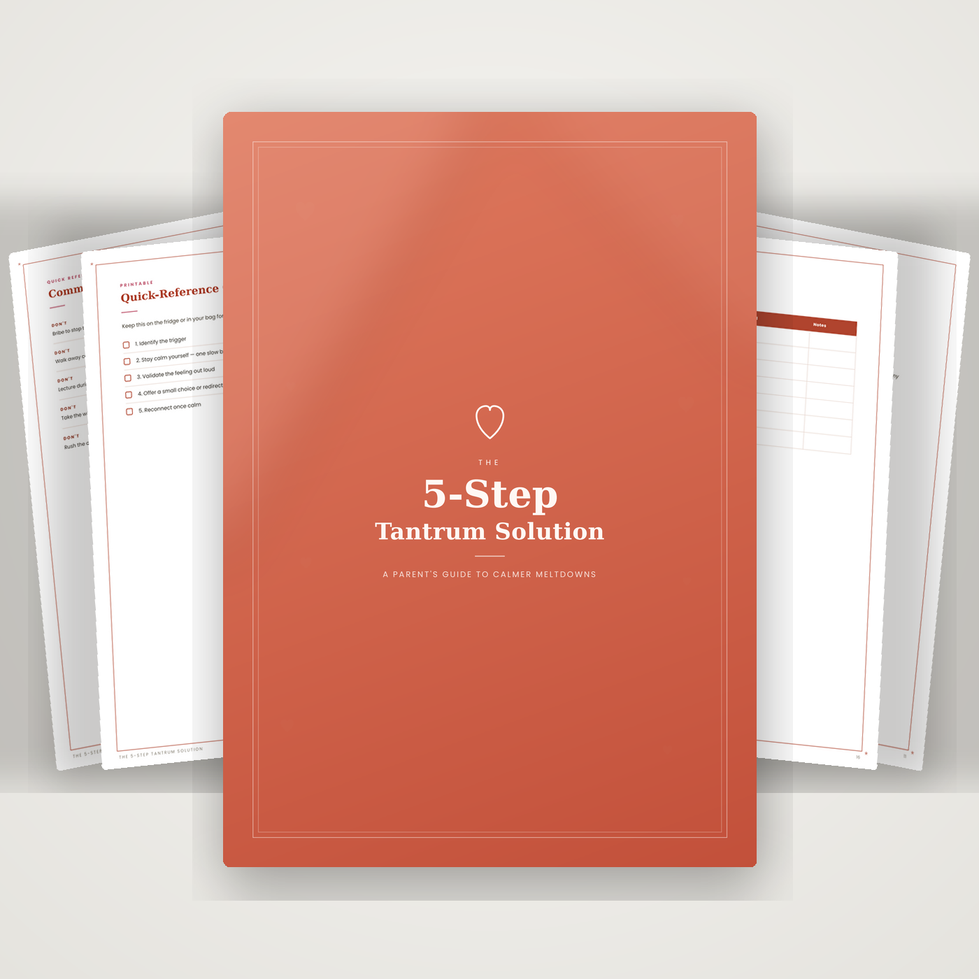 The 5-Step Tantrum Solution